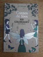 100 coloriages anti-stress - Conte de fées Art thérapie, Hobby & Loisirs créatifs, Comme neuf, Enlèvement ou Envoi