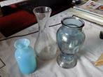 3 petits vases, Bleu, Utilisé, Enlèvement ou Envoi