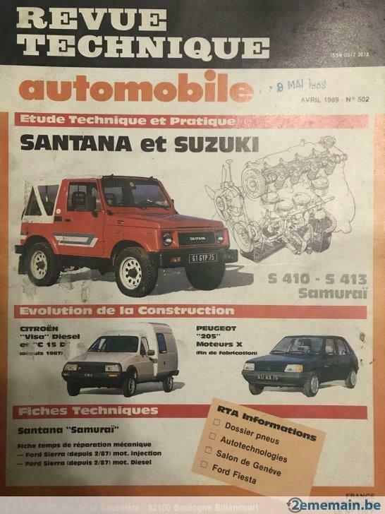 Revue Technique Automobile Suzuki S410 & S413 -Samuraï, Auto diversen, Handleidingen en Instructieboekjes, Ophalen of Verzenden
