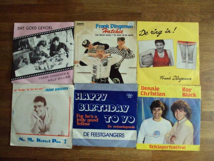Part 47 - 6 Singeljes van Frank Dingenen & Niels Willliam, , Cd's en Dvd's, Vinyl Singles, Gebruikt, Single, Nederlandstalig, 7 inch