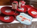 Retro "SEAFOOD" dienbladen(7)-serviettendispenser(2)-reclame, Verzamelen, Ophalen of Verzenden, Huis en Inrichting