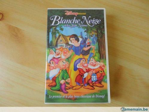 Blanche neige et les sept nains (1937) VHS Dessin animé, Cd's en Dvd's, Dvd's | Kinderen en Jeugd, Gebruikt, Film, Overige genres