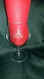glazen PALM met SCHAAKSTUK IN VOET  -  LOPER, Verzamelen, Biermerken, Glas of Glazen, Ophalen of Verzenden, Palm