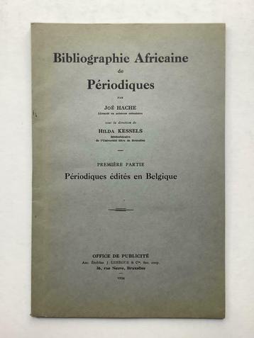 Bibliographie africaine de Périodiques - Joë Hache, Enlèvement ou Envoi