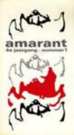 Amarant, Artistiek tijdschrift., Journal ou Magazine, Enlèvement ou Envoi, 1960 à 1980