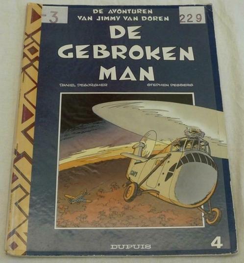 Strip, Jimmy Van Doren, De Gebroken Man, Nr.4, Dupuis, 1990., Boeken, Stripverhalen, Gelezen, Eén stripboek, Ophalen of Verzenden