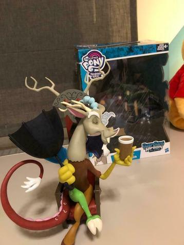Figurine et trône My Little Pony Discord 28cm, Enlèvement, Comme neuf