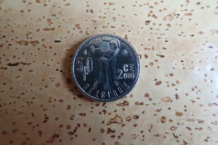 Munten : Europees Kampioenschap Voetbal  – 50 Frank, Postzegels en Munten, Munten | België, Losse munt, Ophalen of Verzenden