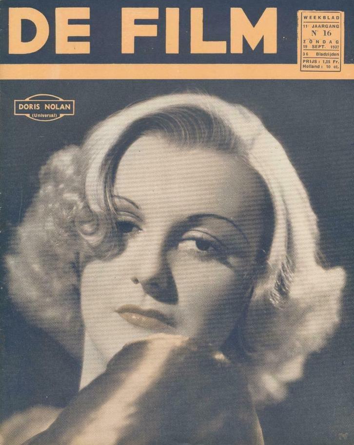 De Film (weekblad, jaargang 11, n° 16, 1937, Patria), Boeken, Tijdschriften en Kranten, Ophalen of Verzenden