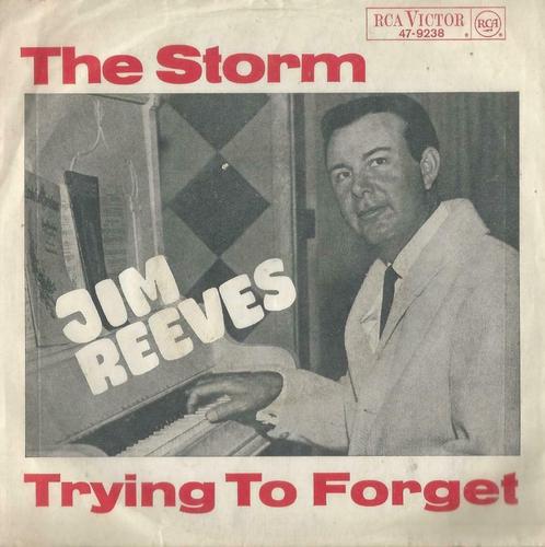 Jim Reeves – The storm / Trying to forget – Single, Cd's en Dvd's, Vinyl Singles, Single, Country en Western, 7 inch, Ophalen of Verzenden