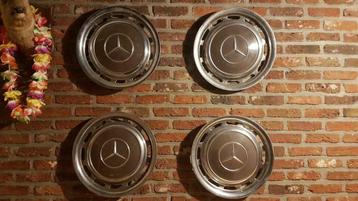4 x enjoliveurs marron d'origine classique pour Mercedes