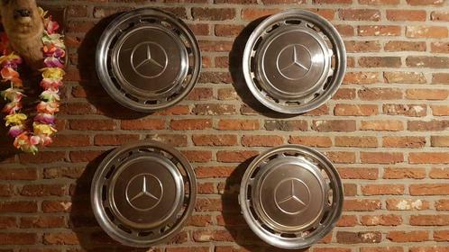 4 x Classic Originele bruine wieldoppen voor Mercedes-benz, Auto-onderdelen, Banden en Velgen, Velg(en), All Season, Gebruikt