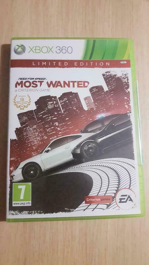 Need for speed most wanted Limited Edition, Consoles de jeu & Jeux vidéo, Jeux | Xbox 360, Enlèvement ou Envoi