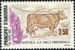 Frans Andorra 1991 - natuurbescherming - MNH - rund, Postzegels en Munten, Verzenden, Postfris