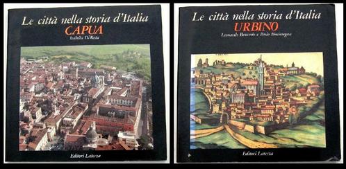 [Capua Urbino] 2 boeken Le Città Nella Storia d'Italia, Boeken, Geschiedenis | Wereld, Gelezen, Europa, Ophalen of Verzenden