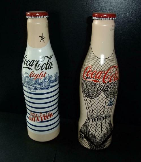 Coca Cola Light - 2 bouteilles Jean Paul Gaultier - NOUVEAU, Collections, Marques & Objets publicitaires, Neuf, Enlèvement ou Envoi