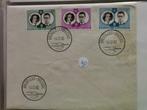 Mariage Roi Baudouin & Reine Fabiola envel. Timbres 14/12/60, Timbres & Monnaies, Enlèvement ou Envoi, Enveloppe