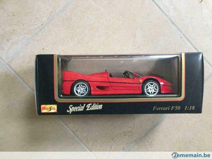 Ferrari F50 (1995) Maisto special edition modele 1:18, Hobby en Vrije tijd, Modelbouw | Auto's en Voertuigen, Nieuw, Auto, Ophalen
