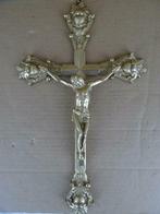 Croix ancienne crucifix antique crucifix en bronze vers 1900, Enlèvement ou Envoi