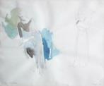 Aquarel Maria Segers (1922-1979) De voedster, Antiek en Kunst, Ophalen of Verzenden