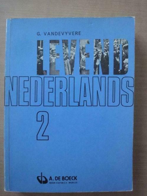 Levend Nederlands 2  -- Livre scolaire 1979, Livres, Livres d'étude & Cours, Utilisé, Enlèvement ou Envoi