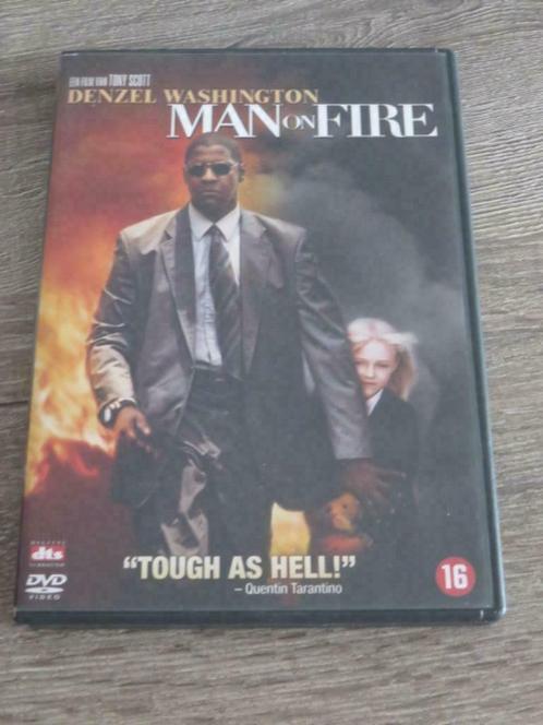 DVD: Man on Fire -- Denzel Washington - Dakota Fanning, CD & DVD, DVD | Action, Action, À partir de 16 ans, Enlèvement ou Envoi