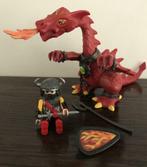 Playmobil Rode draak en ridder, Gebruikt, Ophalen of Verzenden