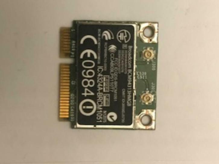 Wifi card pci-e BCM94313HMGB voor laptops, Informatique & Logiciels, Cartes réseau, Comme neuf, Interne, Enlèvement ou Envoi
