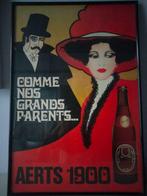 1900 AERTS BIER RECLAME, Ophalen, Zo goed als nieuw, Reclamebord, Plaat of Schild, Overige merken