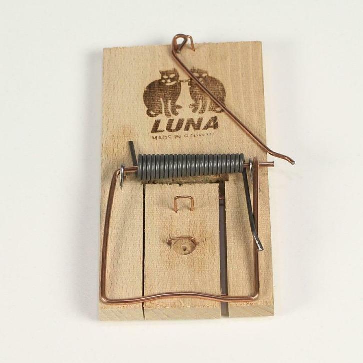 Houten rattenval Luna, Tuin en Terras, Bestrijdingsmiddelen, Nieuw, Ongediertebestrijding, Ophalen of Verzenden