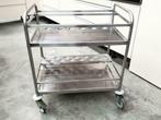 Hupfer mobiele serveerwagen geluiddempend 82 x 53 cm, Ophalen of Verzenden, Gebruikt, Meubilair