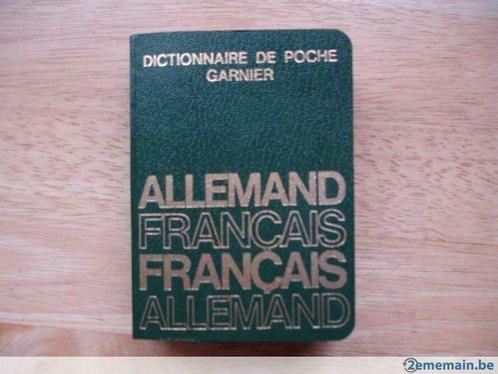 Dictionnaire de poche Garnier, français-allemand, Livres, Dictionnaires, Utilisé, Français