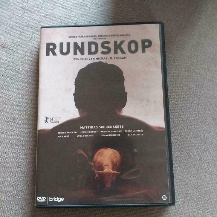 DVD RUNDSKOP een film van Michaël R. Roskam, Cd's en Dvd's, Dvd's | Drama, Zo goed als nieuw, Drama, Vanaf 16 jaar, Ophalen of Verzenden