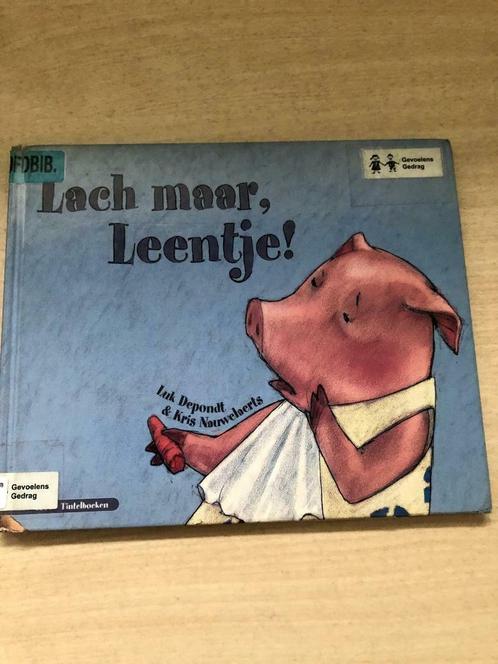 Lach maar, Leentje! (afgevoerd bibboek), Livres, Livres pour enfants | 4 ans et plus, Utilisé, Non-fiction, 4 ans, Garçon ou Fille