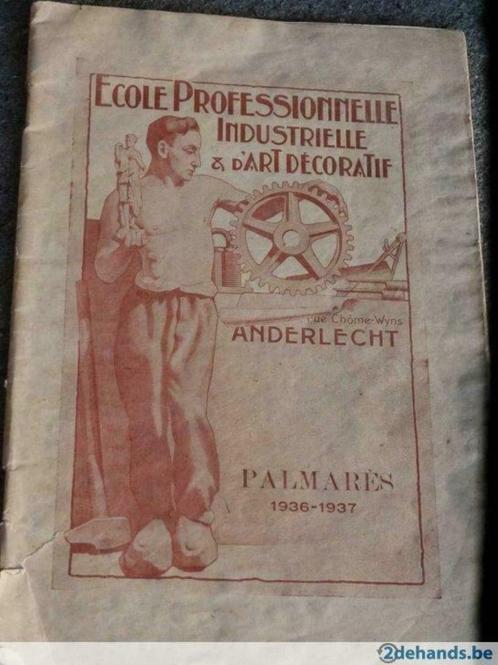 Ecole professionelle industrielle 1936/37, Antiek en Kunst, Antiek | Boeken en Manuscripten, Ophalen of Verzenden