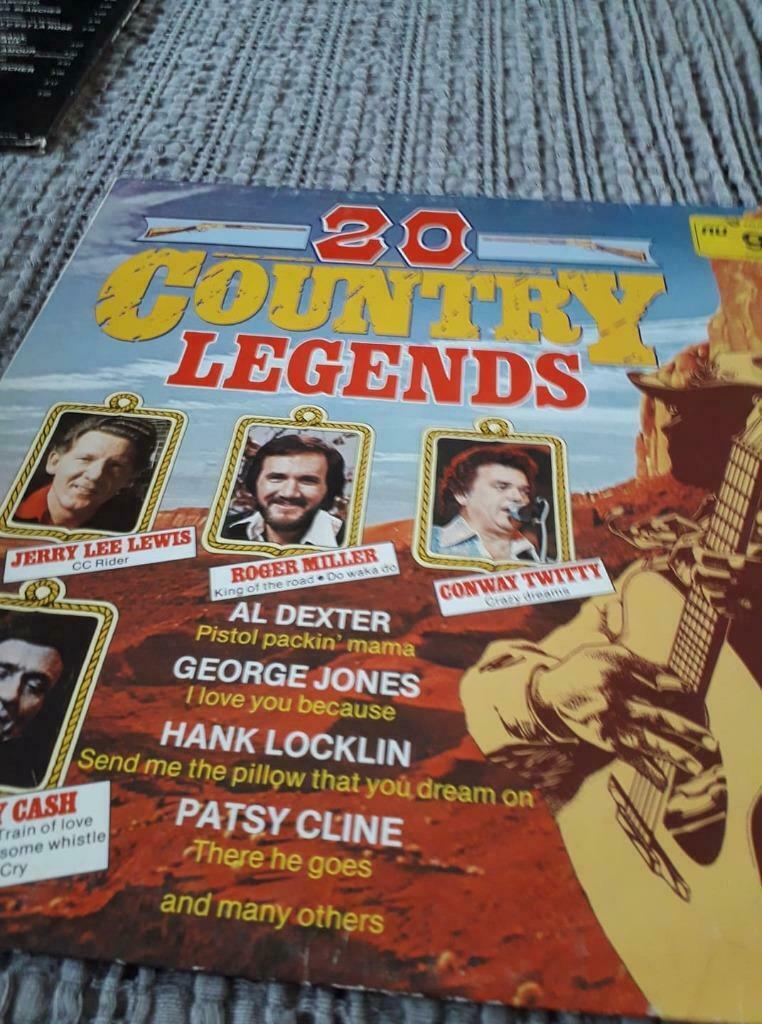 Vynile  20 COUNTRY LEGENDS, Enlèvement ou Envoi, Utilisé