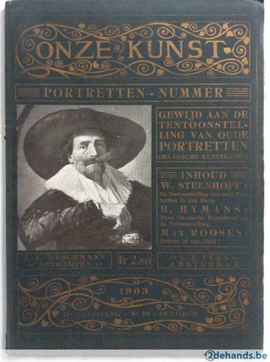 Onze Kunst n° 10 - Oct. 1903: Portretten Haagsche Kunstkring, Boeken, Tijdschriften en Kranten, Gelezen, Ophalen of Verzenden