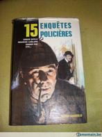 15 enquêtes policières Gautier-Languereau 1966, Gelezen, Ophalen of Verzenden