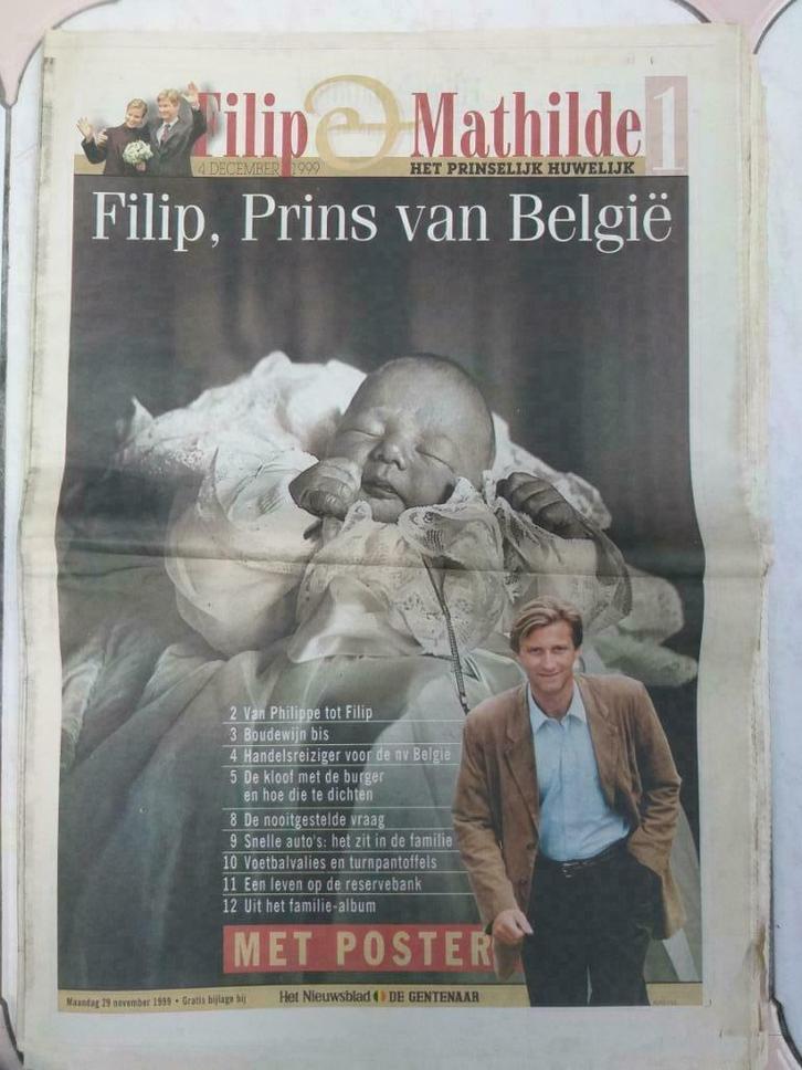 Filip & Mathilde, Boeken, Tijdschriften en Kranten, Gelezen, Krant, Ophalen of Verzenden