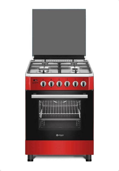 Nouveau 60 cm ROUGE - Poêles à gaz de luxe - 399 €, Electroménager, Cuisinières, Neuf, Autoportant, 4 zones de cuisson, 85 à 90 cm