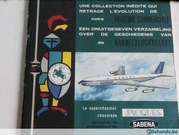 Chromo Scrapbook Jacques "SABENA Histoire de l'aviation, Enlèvement ou Envoi, Utilisé