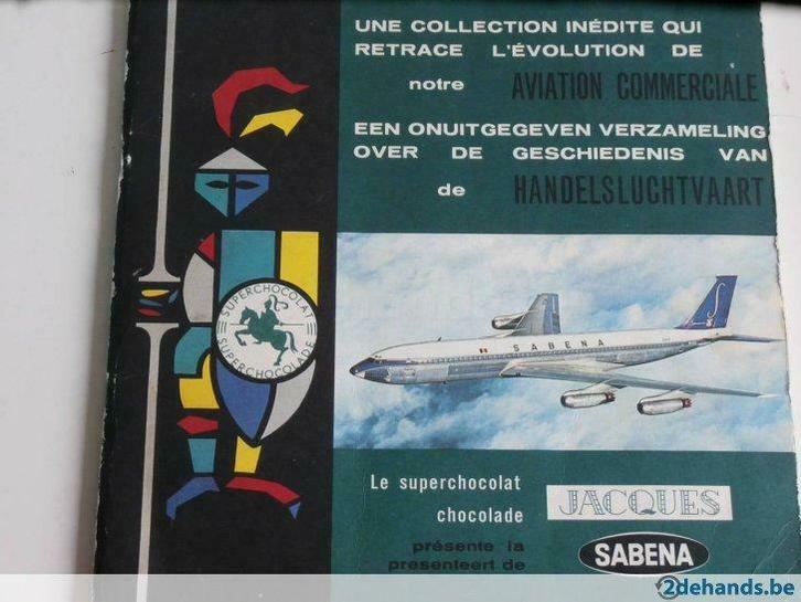 Chromo plakboekJacques"SABENA geschiedenis handelsluchtvaart, Verzamelen, Overige Verzamelen, Gebruikt, Ophalen of Verzenden