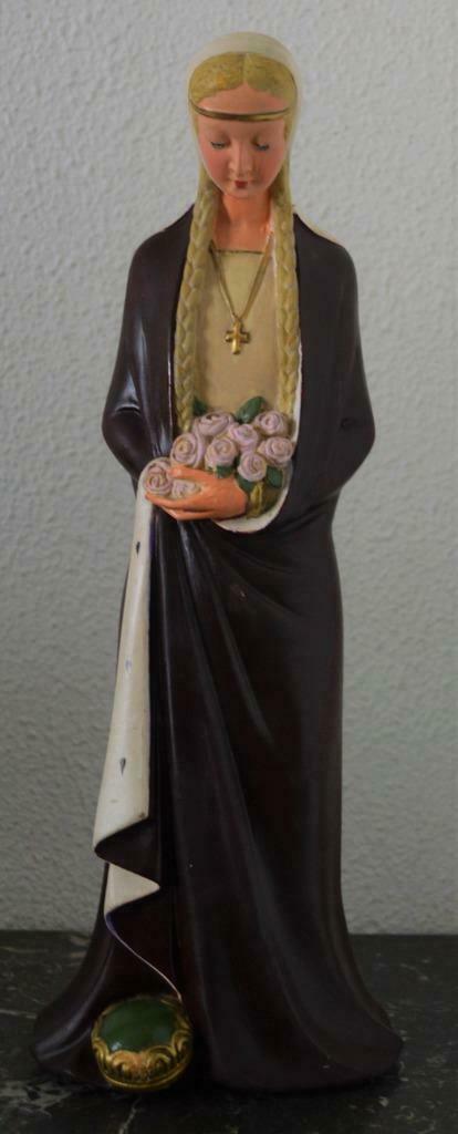 Statue de Sainte Elisabeth de Thuringe, Antiquités & Art, Antiquités | Objets religieux, Enlèvement ou Envoi