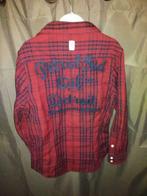 Cool vintage hemd Petrol retro rock 'n roll maat 128 – NIEUW, Ophalen of Verzenden, Nieuw, Jongen