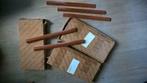 Carrelage imitation bois, Comme neuf, Brun, Autres types, 10 à 25 m²