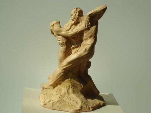 1942 PIERRE THEUNIS Anvers terrecuite l'après-midi d'un faun, Antiquités & Art, Art | Sculptures & Bois, Enlèvement