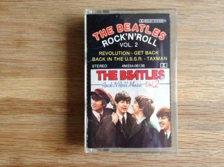 muziekcassette the beatles, Cd's en Dvd's, Cassettebandjes, Rock en Metal, 1 bandje, Ophalen of Verzenden