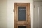 Haute porte de ferme ancienne en chêne avec tableau noir H 1, Antiquités & Art, Curiosités & Brocante, Enlèvement