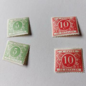 postzegels strafportzegels postfris TX 12-13