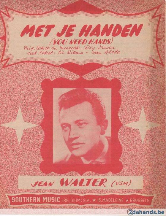 JEAN WALTER - 12 stuks  -  Vlaamse bladmuziek (9 €/ ex.), Muziek en Instrumenten, Bladmuziek, Gebruikt, Overige genres, Verzenden